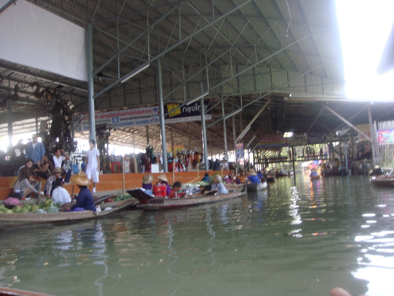 The Floating Market at Damnoen Saduak Thailand Holiday