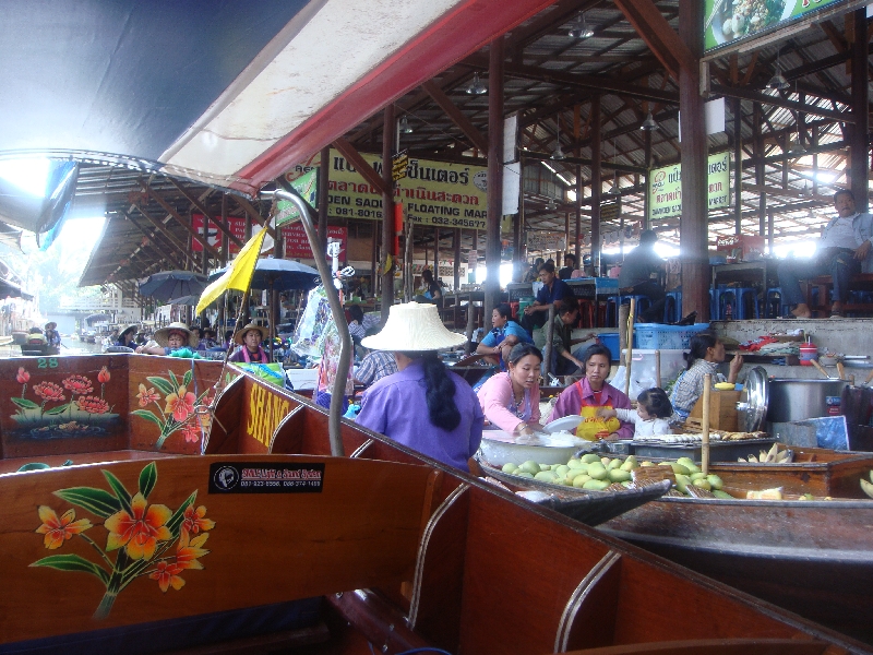 The Floating Market at Damnoen Saduak Thailand Blog Information