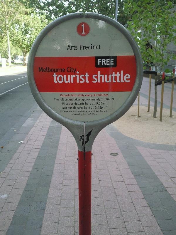 Melbourne's free Shuttle bus, Australia