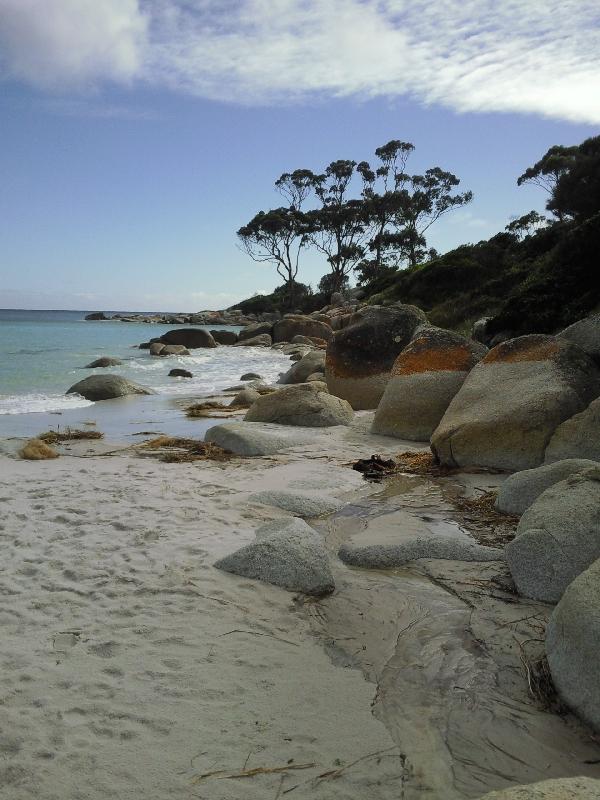 Deserted beaches at Binalong, Australia