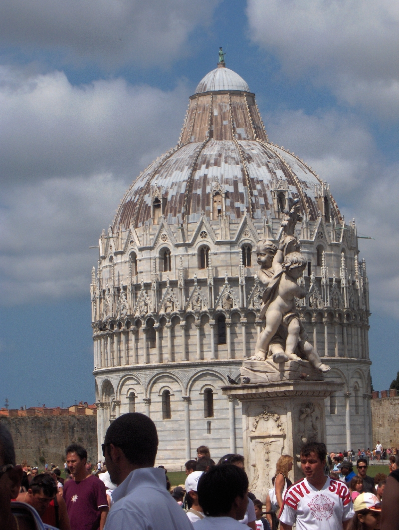 The Baptistry at Piazza del Duomo, Pisa Italy