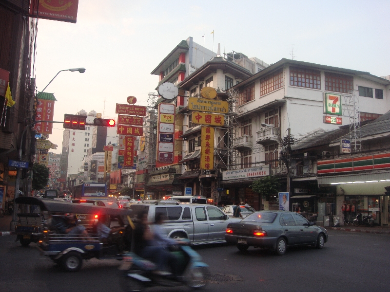 Bangkok Thailand Pictures of Yaowarat Road in Bangkok
