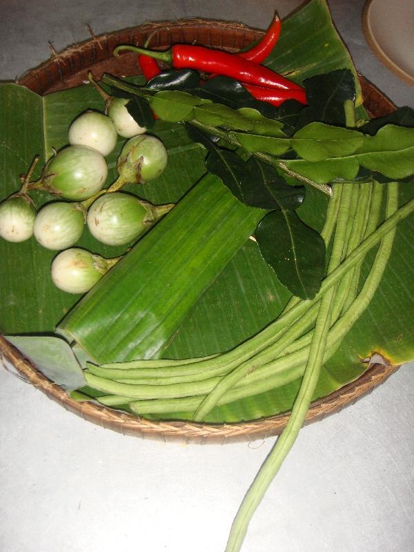 Fresh ingredients for our curry paste, Thailand