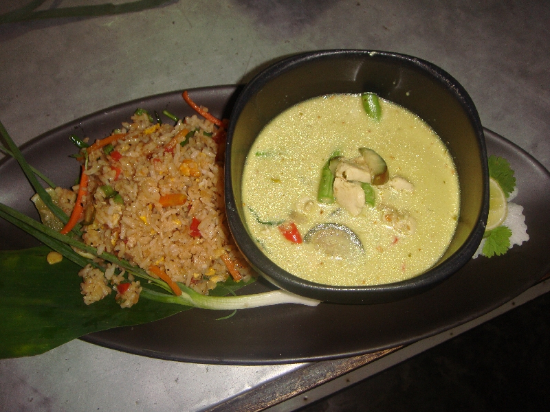 Pictures of my green curry, Ko Lanta Thailand