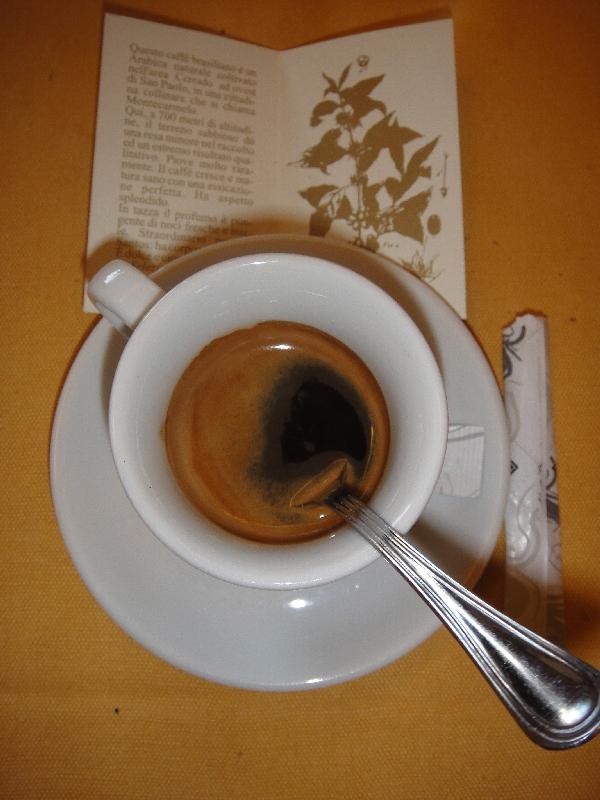 The best italian coffee (espresso) I ever had!, Castel Gandolfo Italy