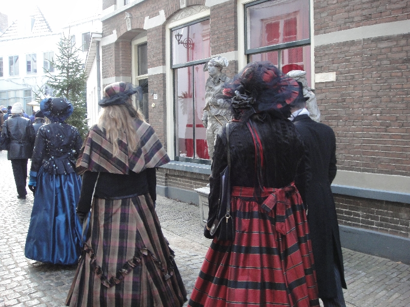 Actors during Charles Dickens Festival, Deventer Netherlands