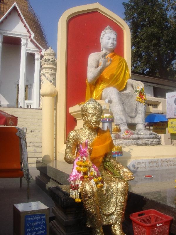 Enthroned Buddha at Pathom Chedi, Nakhon Pathom Thailand