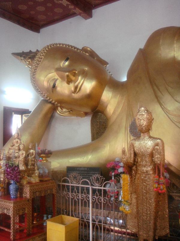 Reclining Buddha in Nakhon Pathom, Nakhon Pathom Thailand