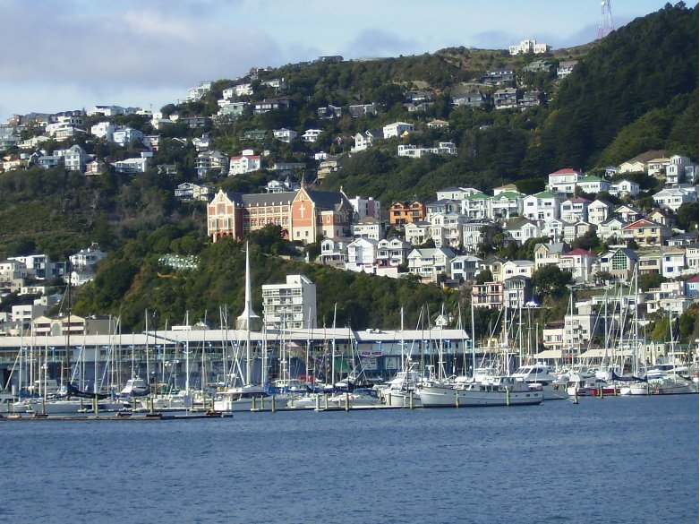 The harbour of Picton, New Zealand