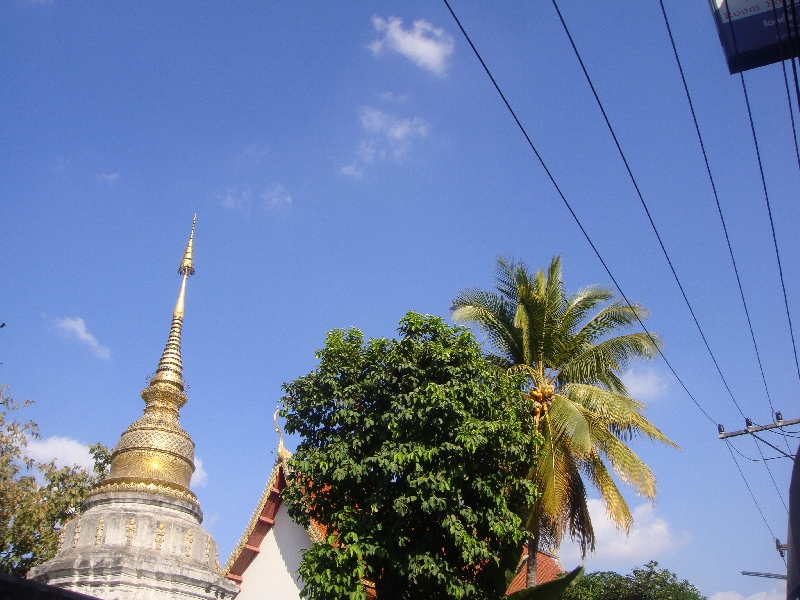 Golden upper chedi, Thailand