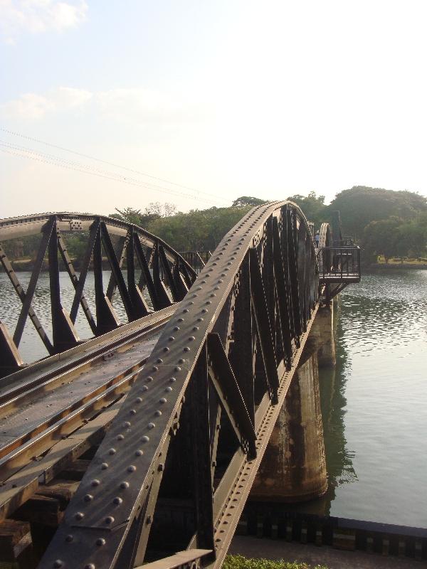 The River Kwai Bridge in Kanchanaburi, Kanchanaburi Thailand