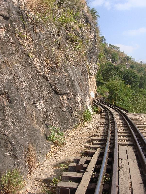 Death Railway Track, Kanchanaburi Thailand