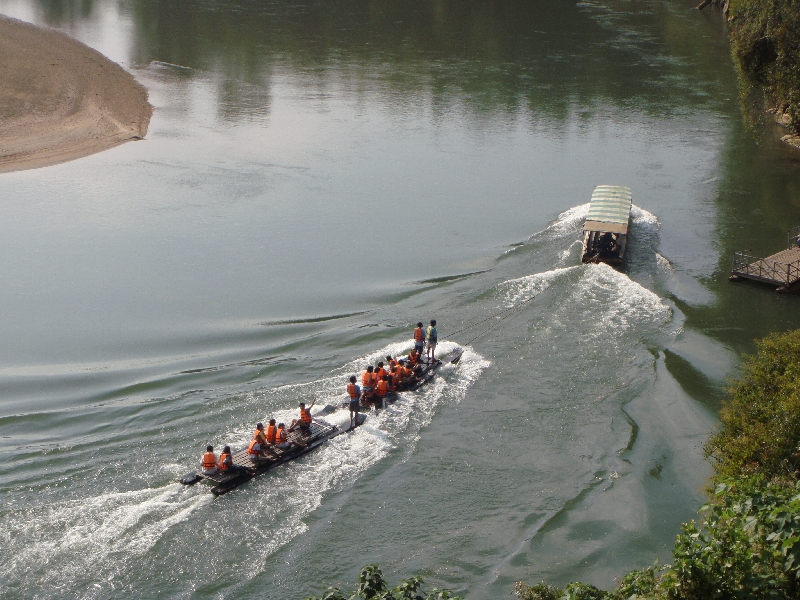 Rafting River Kwai, Kanchanaburi Thailand