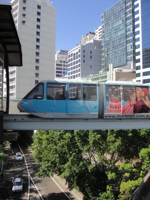 Sydney sky train, monorail, Australia