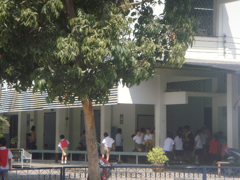 Elementary school in Kanchanaburi, Thailand
