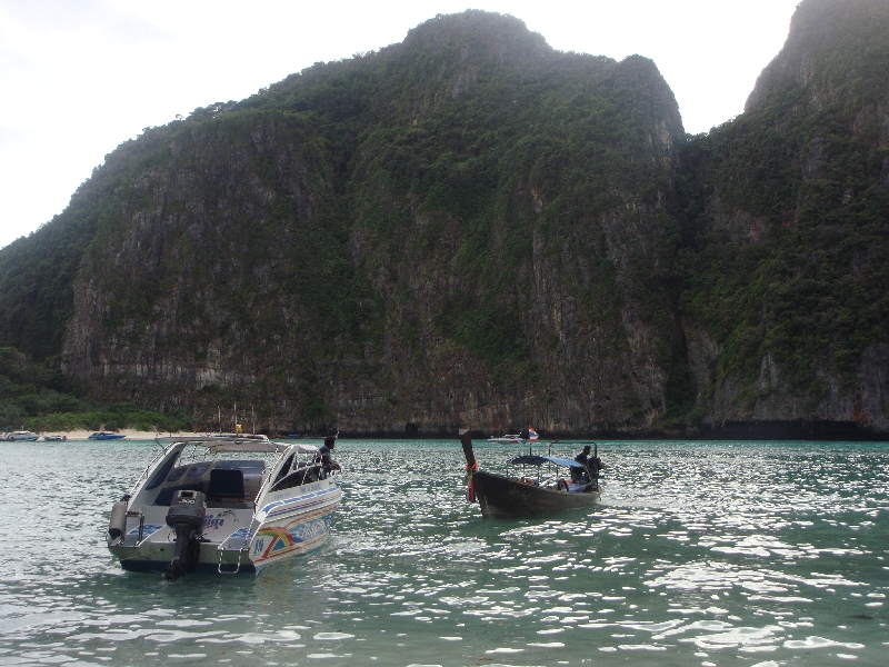 Longtail boats on Ko Phi Phi, Thailand