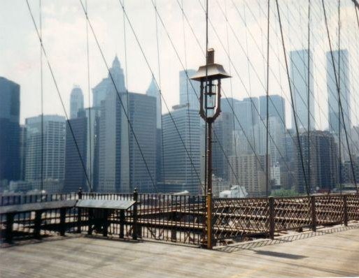 Twin Towers from the Brooklyn Bridge, United States