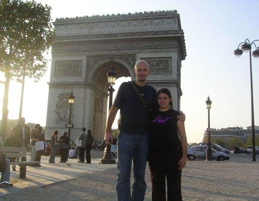The Arc du Triomphe in Paris, France