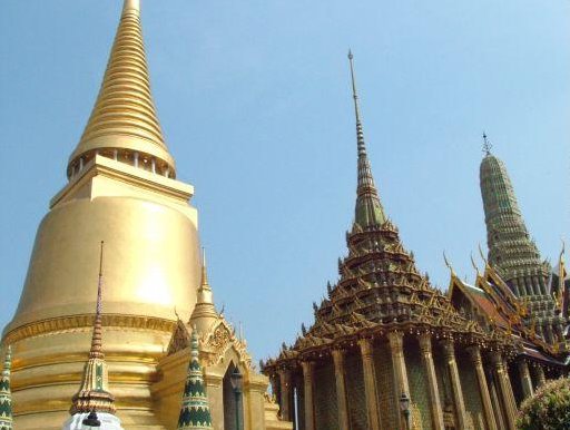 Bangkok Thailand Grand Palaca Temples in Bangkok
