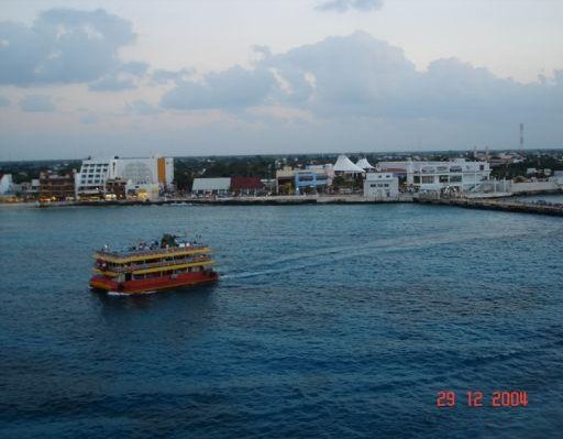 Ferry ride to the main land, Mexico