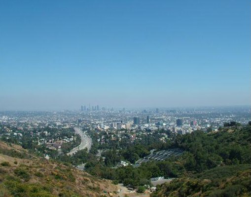 L.A. from Mulholland Drive, California., United States