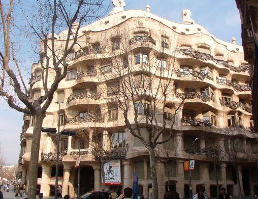 The house of Gaudi, Barcelona., Barcelona Spain