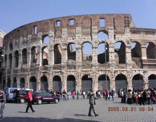 Photos of the Colosseum in Rome., Italy