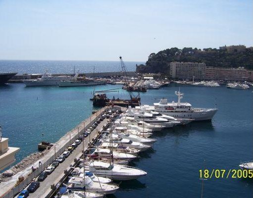 The harbour of Montecarlo., Monaco Monaco