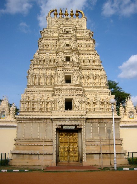 The Sri Bhuvaneswari temple in Mysore, India., India