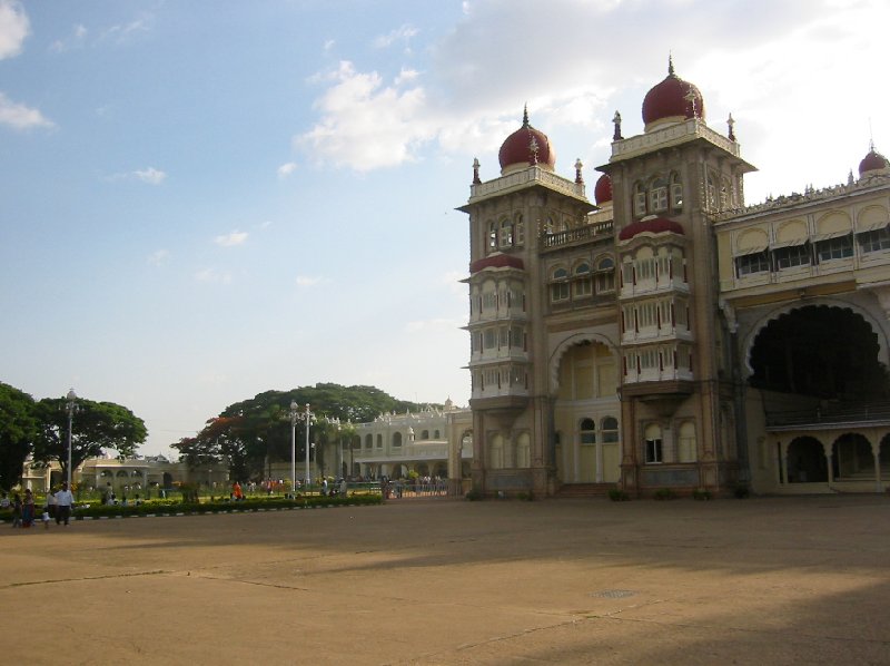 Pictures of the Mysore Palace in India., India