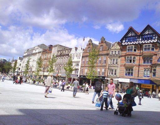 Photos of Old Market Square in Nottingham, United Kingdom., Nottingham United Kingdom