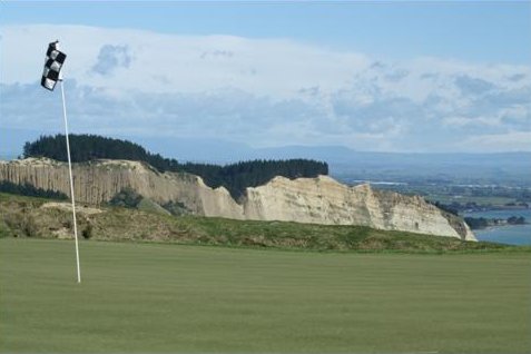 10 th hole at Cape Kidnappers golf course, Napier New Zealand
