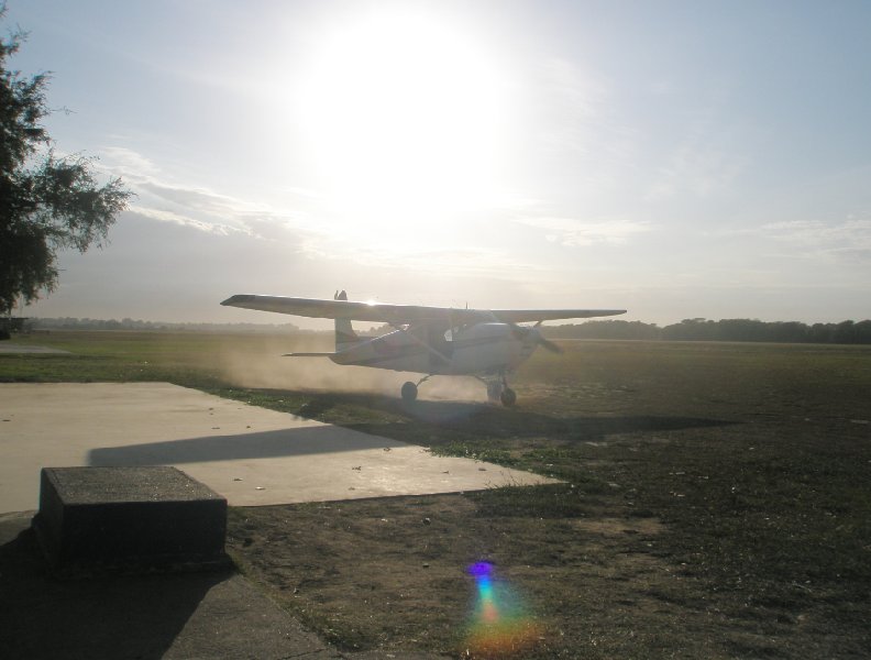 Skydive plane in Cordoba, Argentina