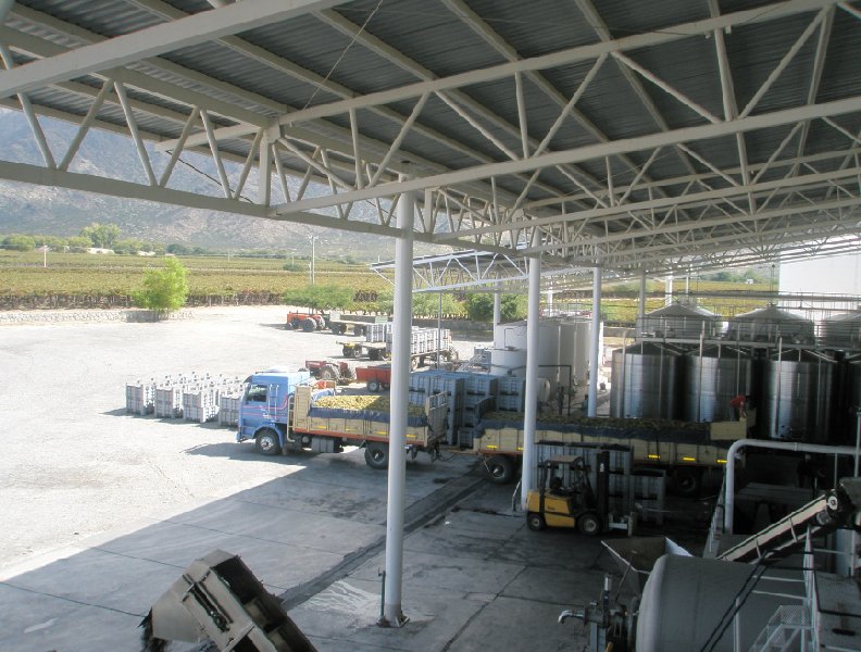Factory in the Mendoza wine region, Argentina