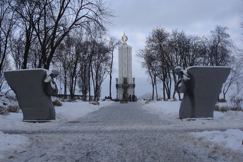 Photos of the Great Famine Monument in Kiev, Ukraine, Ukraine