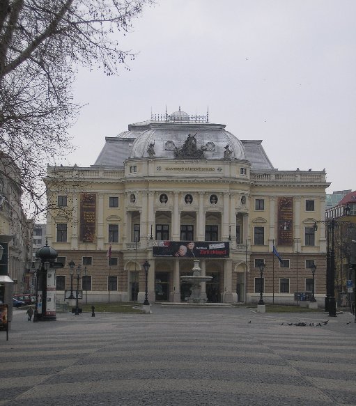 The Slovak National Theatre in Bratislava, Slovakia