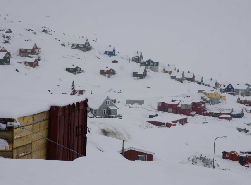 Small village in Greenland, Greenland