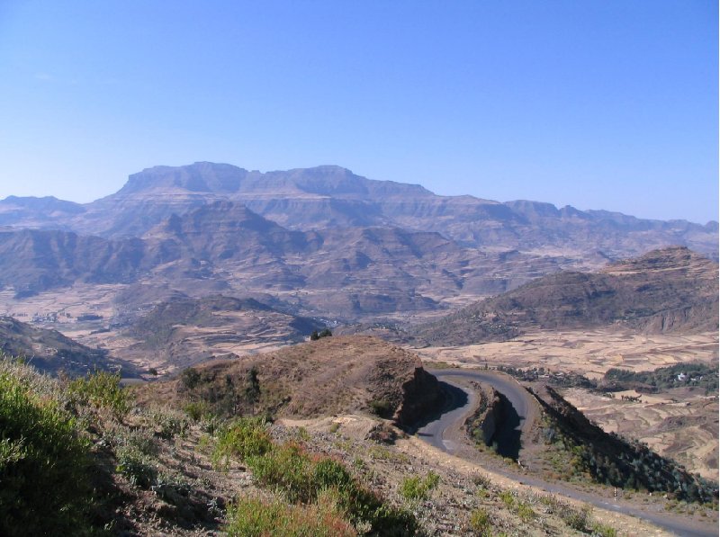 Panoramic picturs of Simien Mountains NP, Ethiopia, Gondar Ethiopia