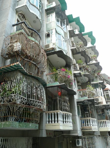 Photos of residential area in Macau, Macao