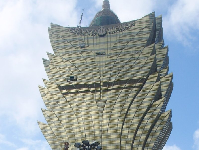 Casino building in Macau, China, Macau Macao