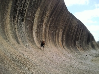 Surfing Wave Rock