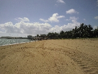 Townville beach on an early morning.