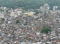 The Favelas in Rio de Janeiro, Brazil