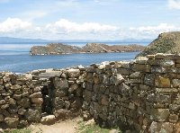 Ancient Inca Ruins on Isla del Sol