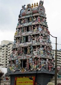 Shri Mariamman Temple in Singapore City
