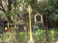 Buddhist altars close to the fort