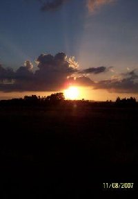 Amazing sunsets in Sardinia, Italy.