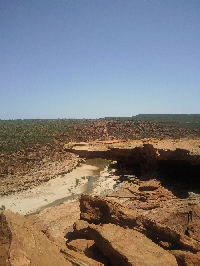 River view from Nature's Window, Kalbarri