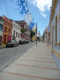 The carnival streets of Olinda, Brazil