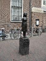Anna Frank's statue